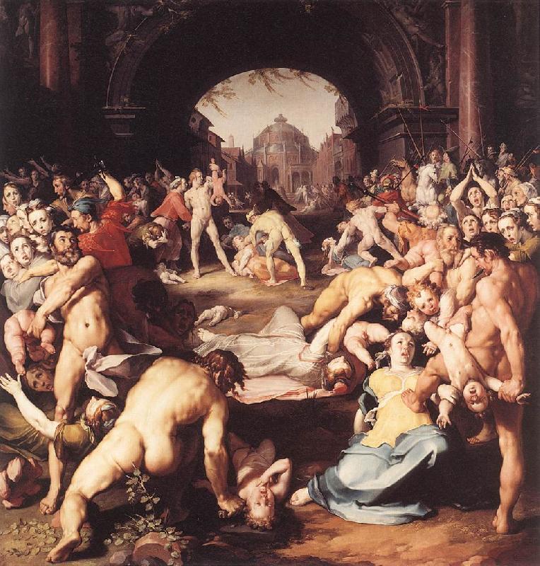 CORNELIS VAN HAARLEM Massacre of the Innocents dsf oil painting image